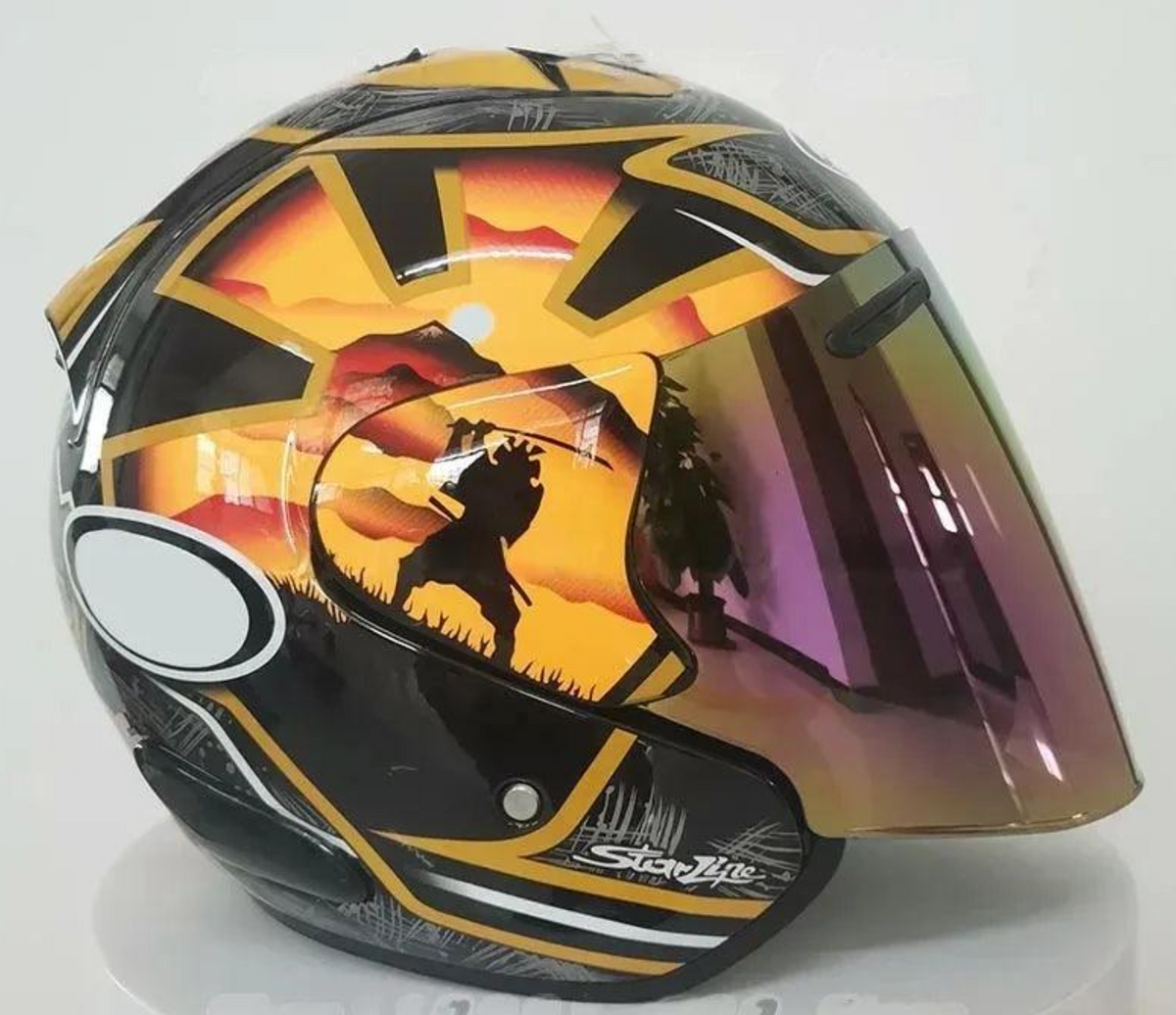 RAM3 Pedrosa Samurai – Casque Jet Moto