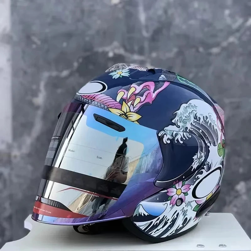 RAM3 Oriental Dragon – Casque Jet Moto