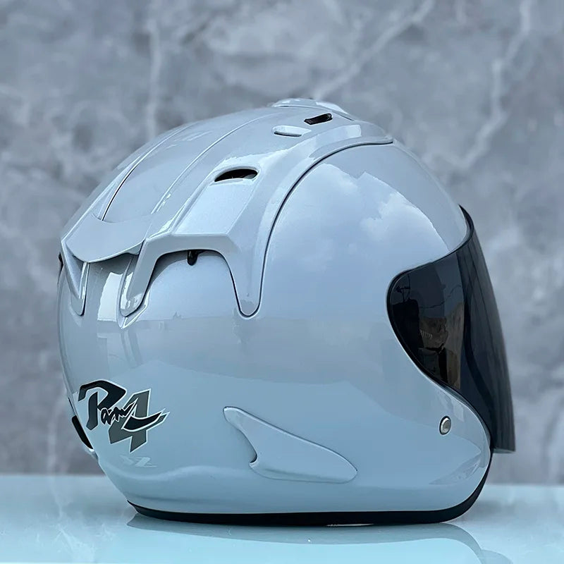 RAM4 Cement Grey – Casque Jet Moto