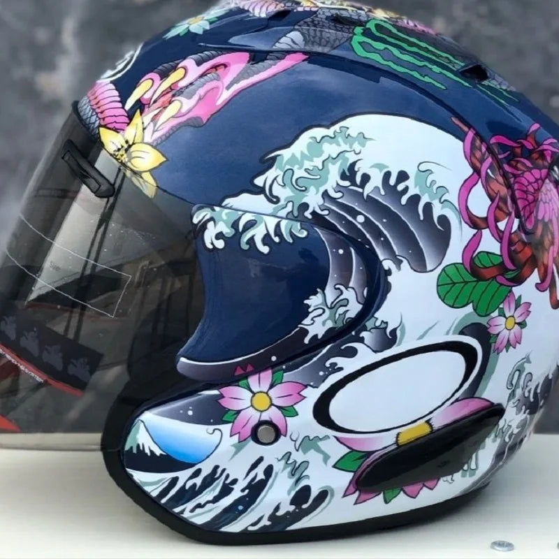 RAM3 Oriental Dragon – Casque Jet Moto