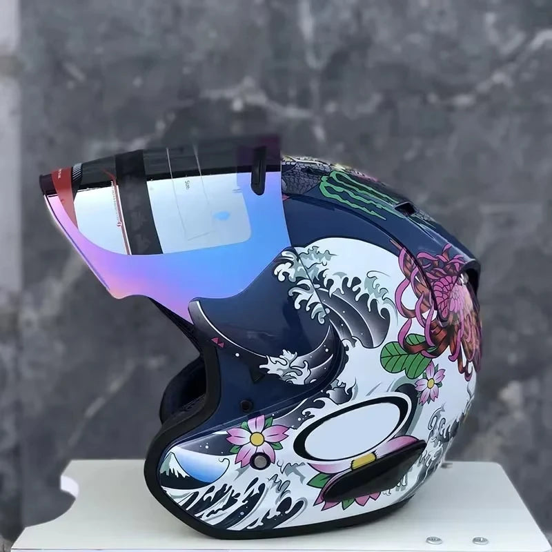 RAM3 Oriental Dragon – Casque Jet Moto