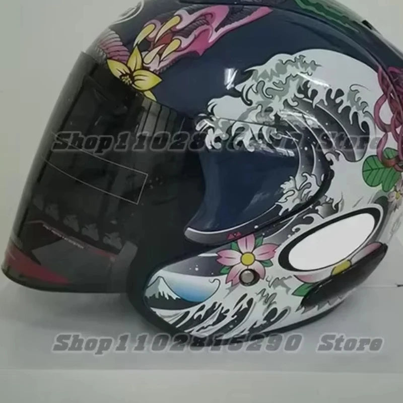 RAM3 Oriental Dragon – Casque Jet Moto