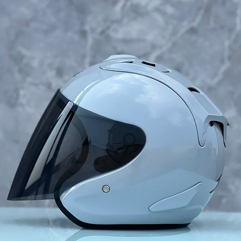 RAM4 Cement Grey – Casque Jet Moto