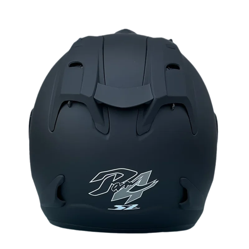 RAM4 Matte Black – Casque Jet Moto