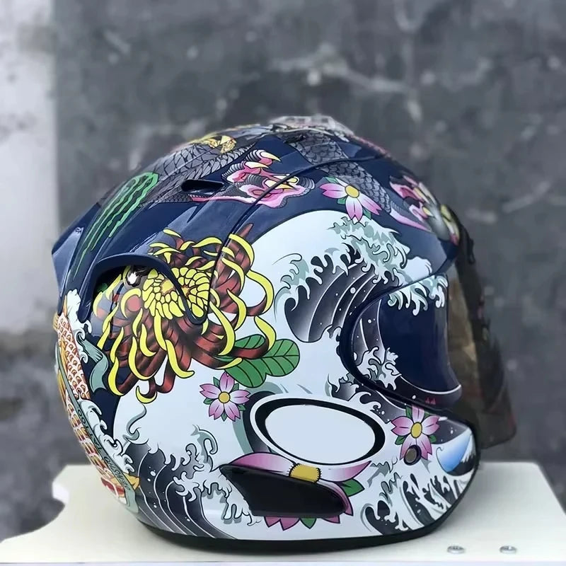 RAM3 Oriental Dragon – Casque Jet Moto
