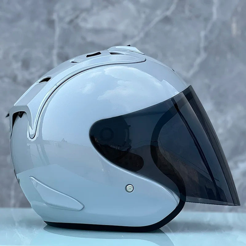 RAM4 Cement Grey – Casque Jet Moto