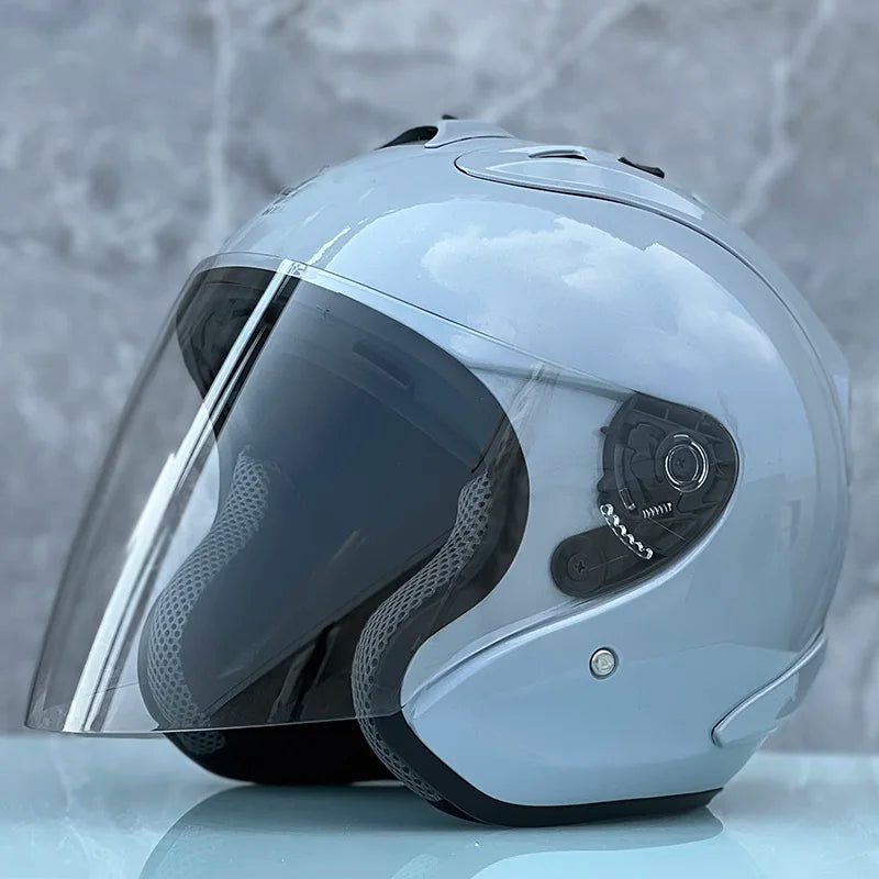 RAM4 Cement Grey – Casque Jet Moto