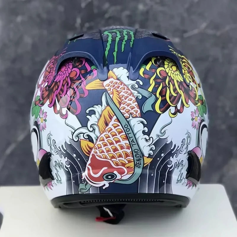 RAM3 Oriental Dragon – Casque Jet Moto